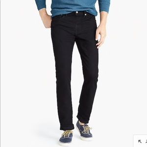 MENS J.CREW BLACK RINSE JEANS